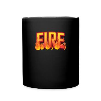 Halloween Fire Hot Matching Gift Partie 2 - Mug uni - noir - Devant