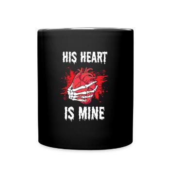 Halloween, son cœur est le mien, partie 2 - Mug uni - noir - Devant