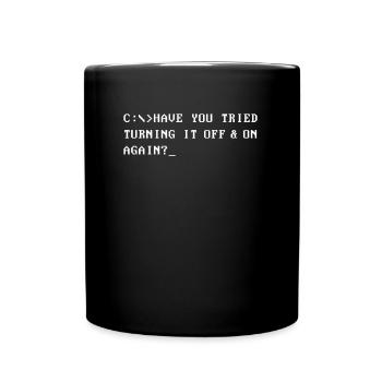 Programmierer Entwickler Informatiker Geek - Tasse einfarbig - Schwarz - Vorne