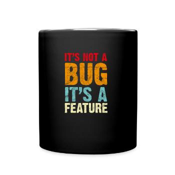 Programmierer Entwickler Informatiker Geek - Tasse einfarbig - Schwarz - Vorne