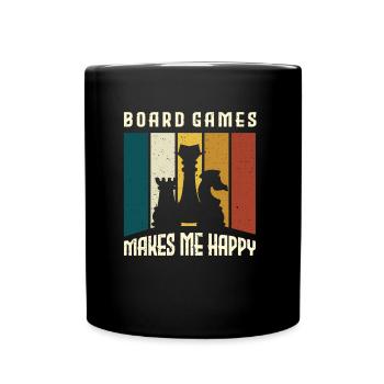 Dice game board games vintage - Full Colour Mug - black - Front