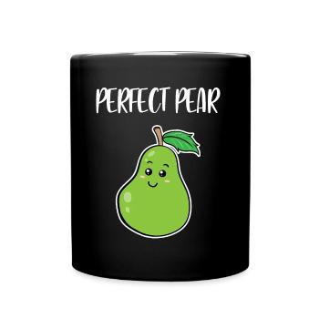 Couple correspondant drôle mignon parfait poire amour jeu de mots - Mug uni - noir - Devant