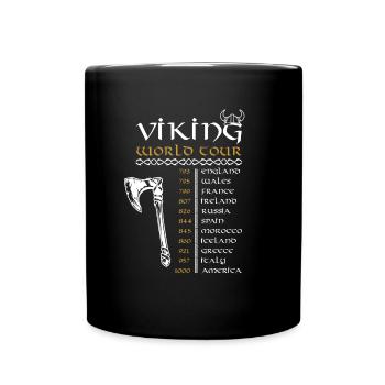 Viking World Tour Vikings - Mug uni - noir - Devant