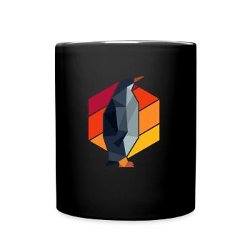 Pingouins Vintage Pingouins - Mug uni - noir - Devant