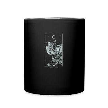 Okkulte Atropa Belladonna Psychoaktive Gotik - Tasse einfarbig - Schwarz - Vorne