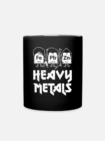 Heavy Metals Chemistry Heavy Metals Music Geek - Full Colour Mug - black