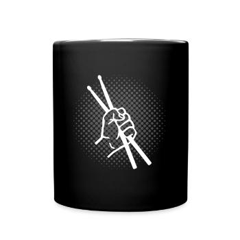 Batteur Trommler Drummer Sticks Idee - Mug uni - noir - Devant