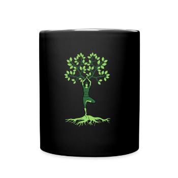 Yoga Yogi - Full Colour Mug - black - Front