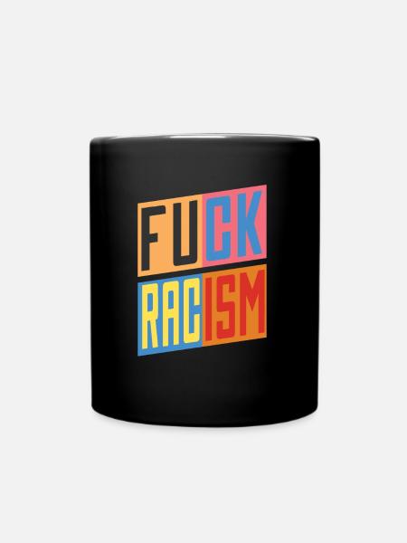 Anti-racism - Full Colour Mug - black