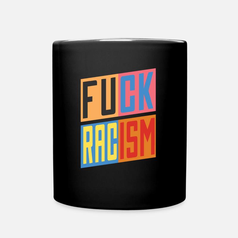 Anti-racism - Full Colour Mug - black