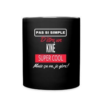 pas si simple KINÉ - Mug uni - noir - Devant
