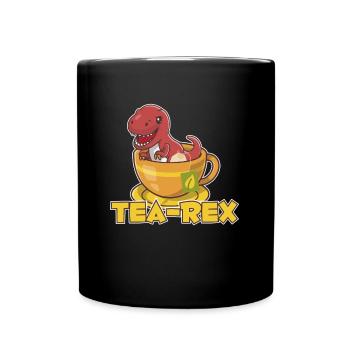 T-Rex Tee Rex Thé Rex - Mug uni - noir - Devant