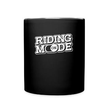 Cavalier Équitation Équitation - Mug uni - noir - Devant