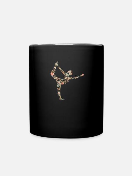 Yoga Yogi - Mug uni - noir