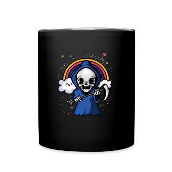 Retro Gothic Vintage Goth Okkult - Tasse einfarbig - Schwarz - Vorne
