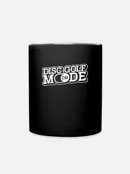Frisbee Golf - Tasse einfarbig - Schwarz