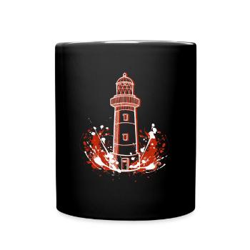 Phare - Mug uni - noir - Devant