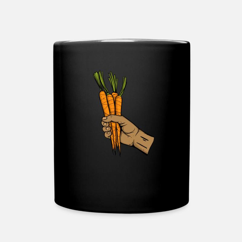 Vegan Veganer - Tasse einfarbig - Schwarz