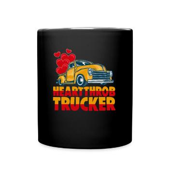 Truck Driver Truck Driver Truck Driver Trucker - Full Colour Mug - black - Front
