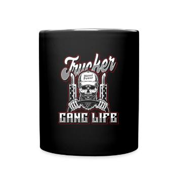 Chauffeur de camion Chauffeur de camion Chauffeur de camion Camionneur - Mug uni - noir - Devant