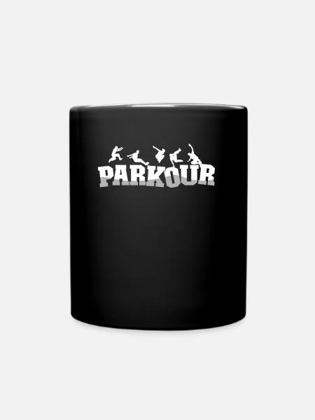 Parkour Vintage Parkour Rétro - Mug uni - noir
