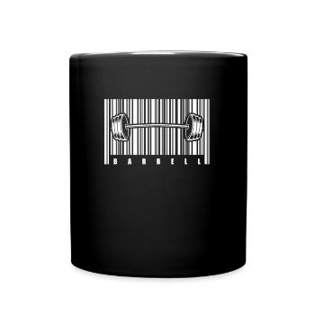 Barbell Fitness Gym Entraînement Entraînement - Mug uni - noir - Devant