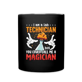 Cadeau de technicien de laboratoire de laboratoire de chimie et de biologie - Mug uni - noir - Devant