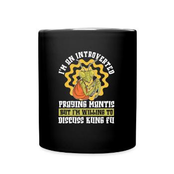 Kung Fu - Tasse einfarbig - Schwarz - Vorne