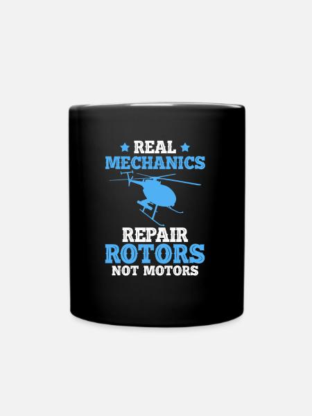 Hélicoptère Hélicoptère Pilote Heli - Mug uni - noir