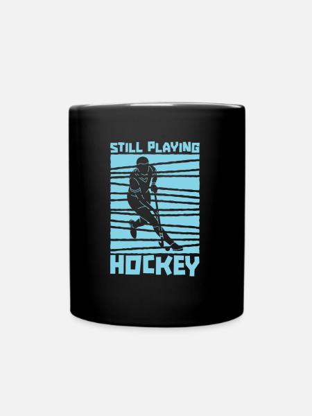 Hockey sur gazon - Mug uni - noir