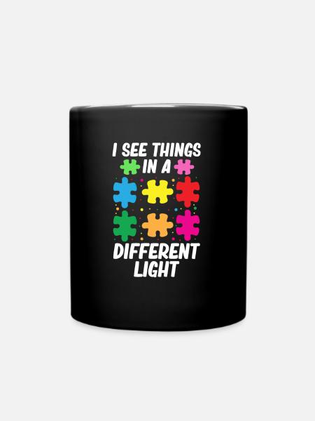 Autisme autiste - Mug uni - noir