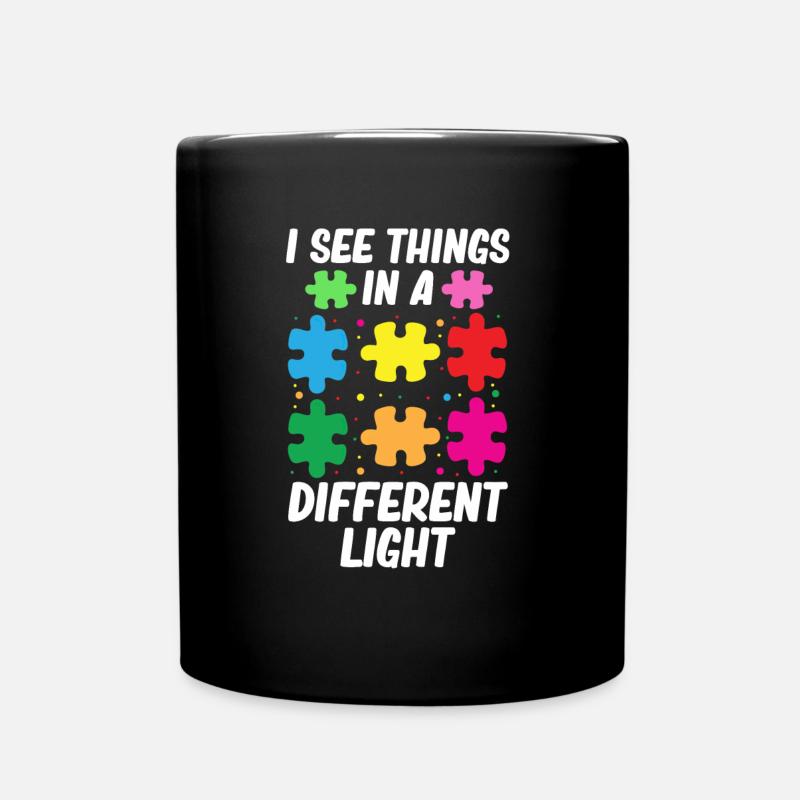 Autisme autiste - Mug uni - noir