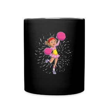 Cheerleading Cheerleader - Full Colour Mug - black - Front
