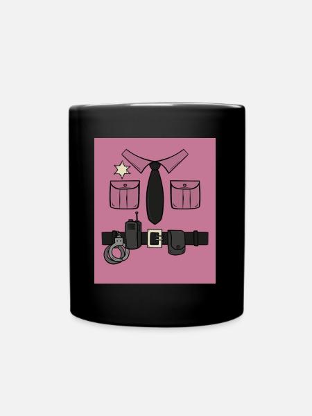 Officier de police Commissaire de police - Mug uni - noir