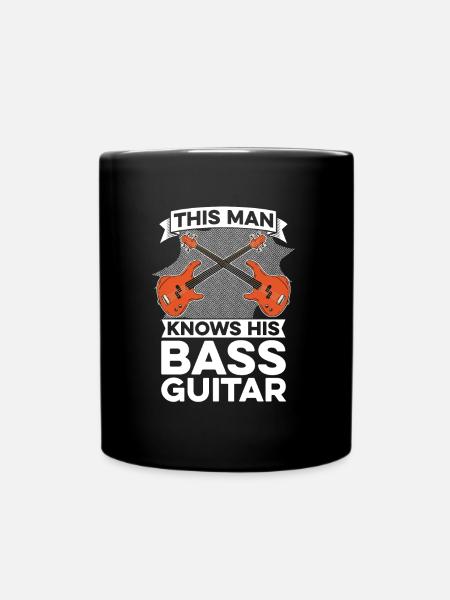 Basse Guitare Basse Guitare Basse Bassiste - Mug uni - noir