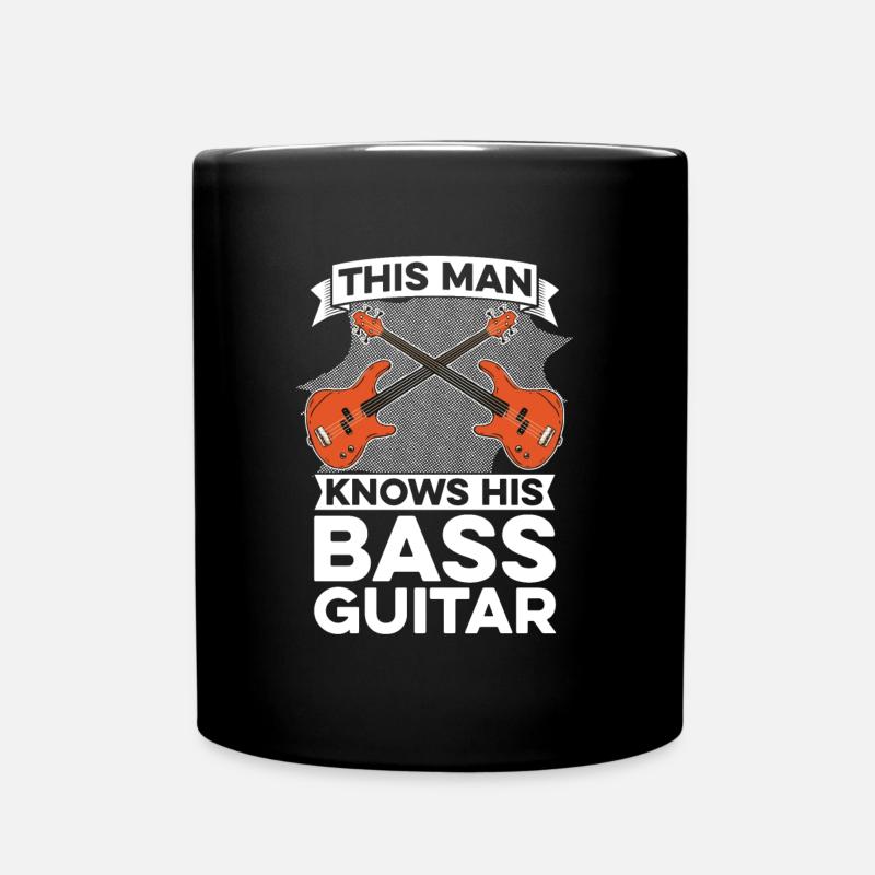 Basse Guitare Basse Guitare Basse Bassiste - Mug uni - noir