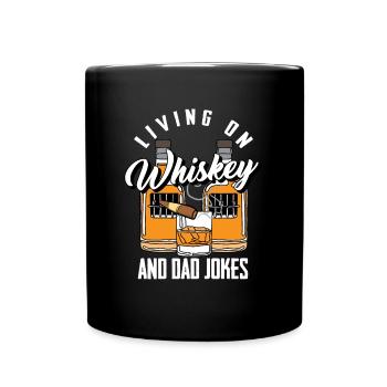 Father jokes Dad Jokes - Full Colour Mug - black - Front
