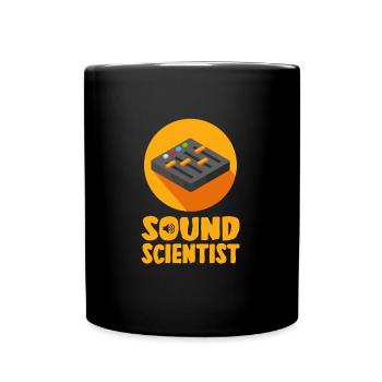 Tontechniker Sound Audio Engineer - Tasse einfarbig - Schwarz - Vorne