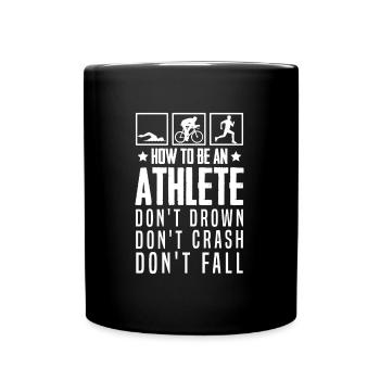 Triathlon - Full Colour Mug - black - Front