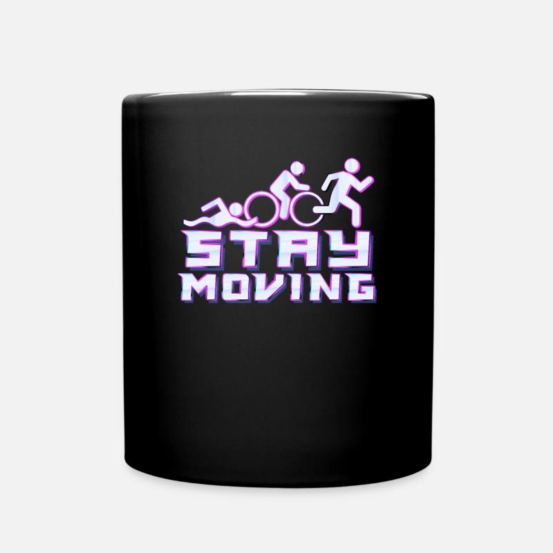 Triathlon - Tasse einfarbig - Schwarz