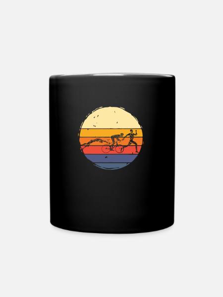 Triathlon - Mug uni - noir