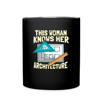 Architect - Full Colour Mug - black - Front