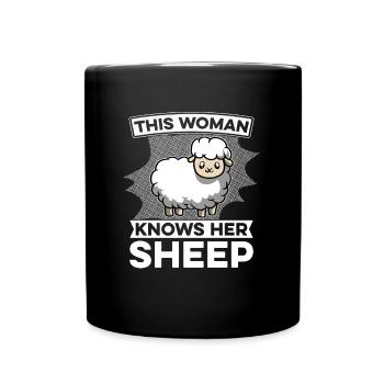 Shepherd Animal Farmer Sheep Farmer Farmer - Full Colour Mug - black - Front