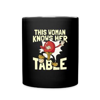 Table Tennis Ping Pong - Mug uni - noir - Devant