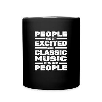 Orchestra Classical Concert Classical Music - Full Colour Mug - black - Front