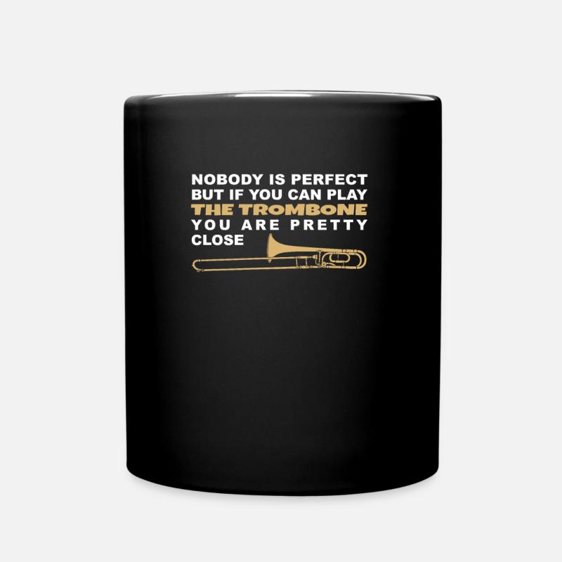 Posaune - Tasse einfarbig - Schwarz