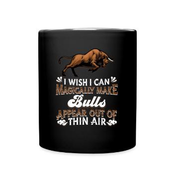 Taureau Taureau - Mug uni - noir - Devant