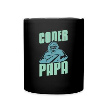 Programmer Coder Software Developer - Full Colour Mug - black - Front