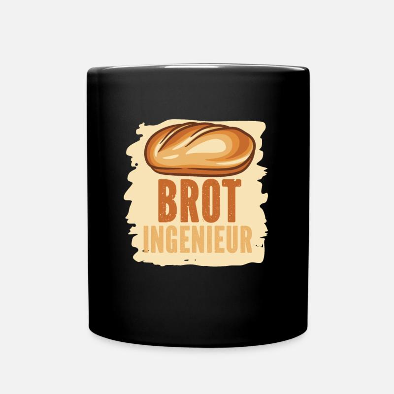 Bäcker Backen Konditor - Tasse einfarbig - Schwarz