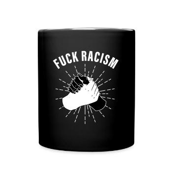 Lutte contre le racisme - Mug uni - noir - Devant